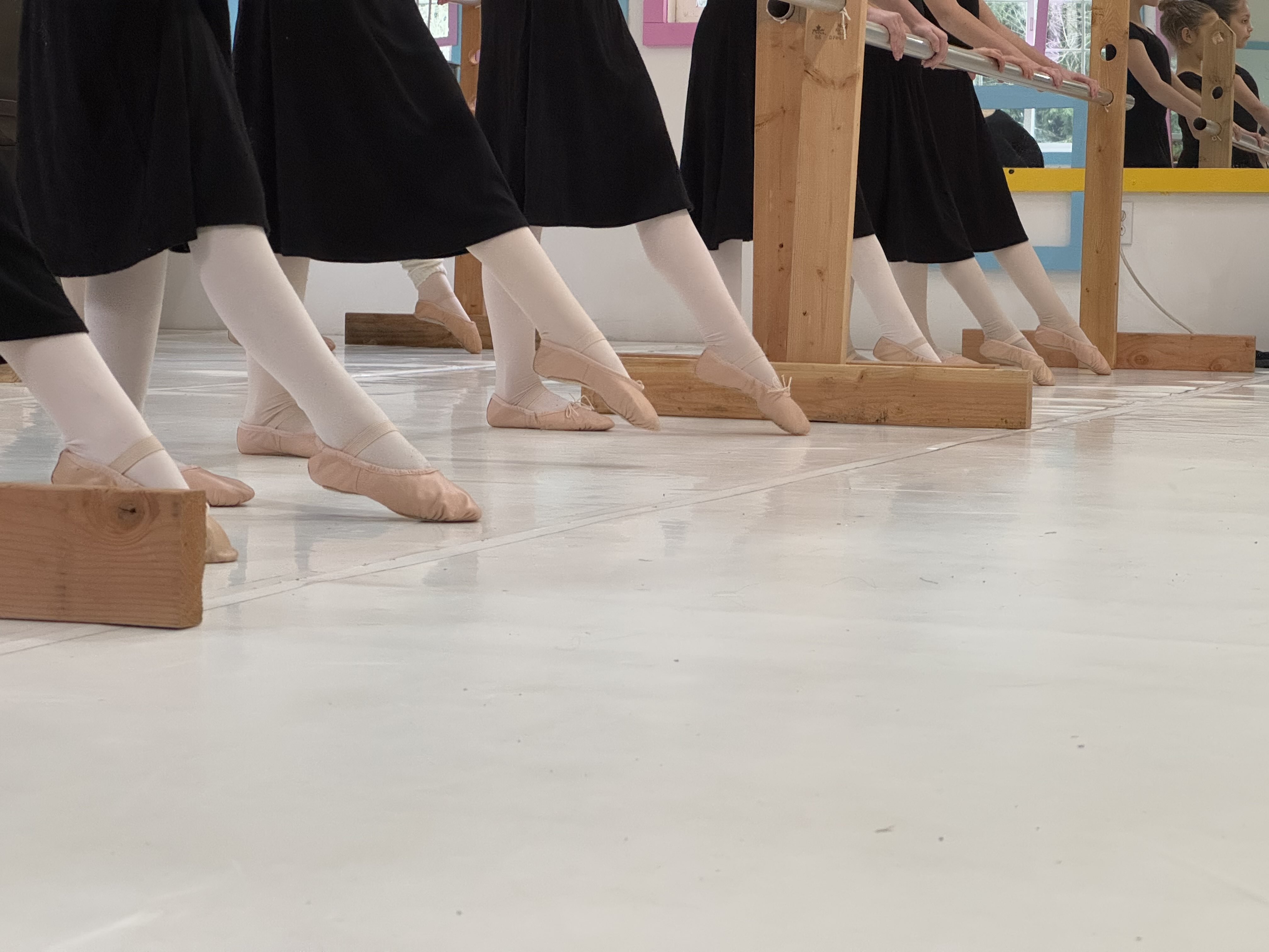 Ballet 31 students at the barre